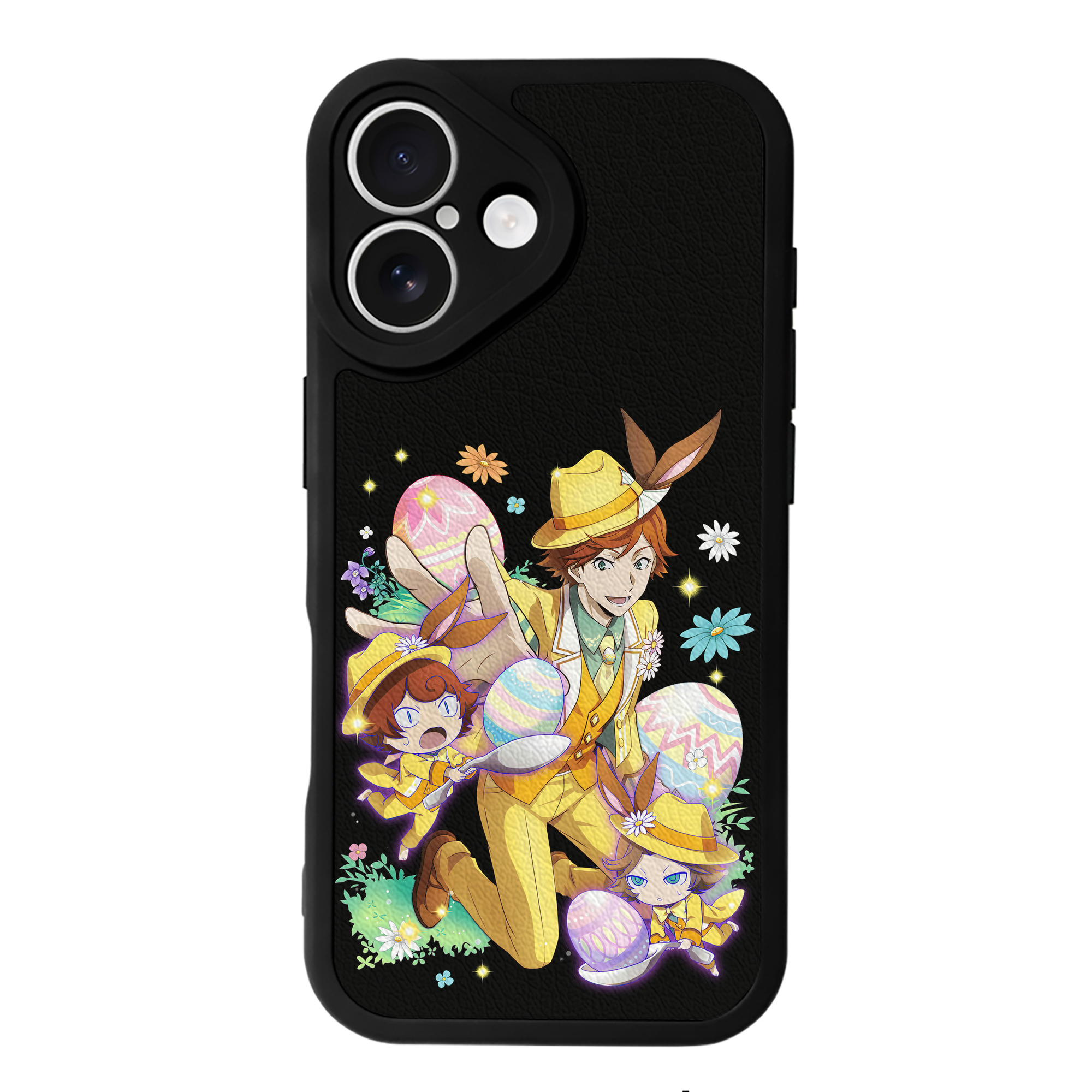 （画像用） 文豪ストレイドッグス Bungo Stray Dogs 【iPhone 16シリーズ対応】シリコンスマホケース（レザー調） 材質：シリコン